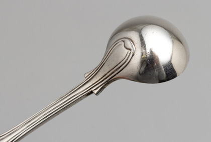 Indian Colonial Silver Salt Spoon - Hamilton & Co, Calcutta